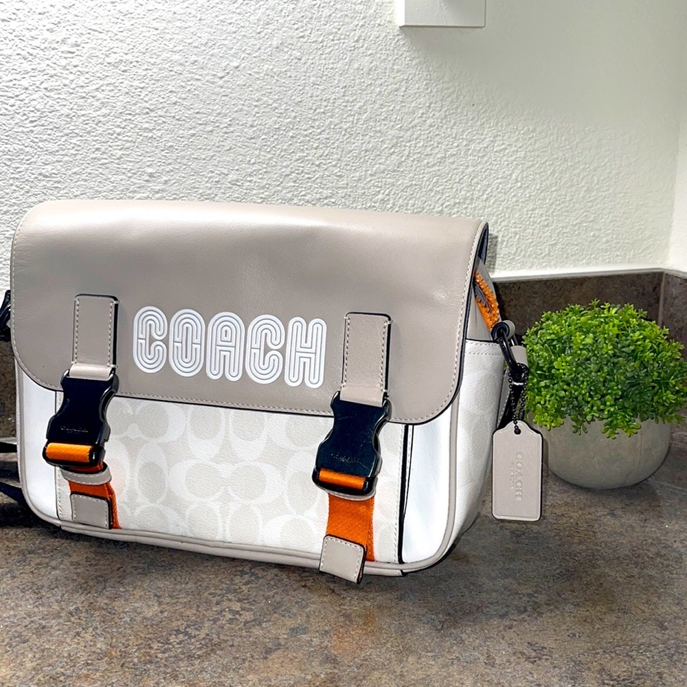 Coach Crossbody Messenger Bag Color Block